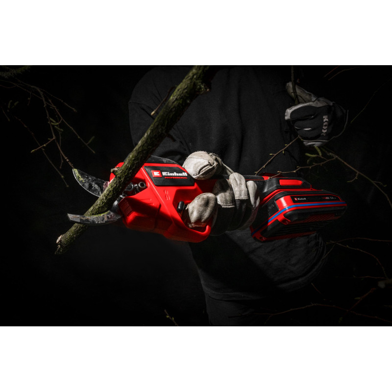 Einhell Секатор акумуляторний GP-LS 18/28 Li BL - Solo, PXC, 18В, безщітковий, товщ. 28/14 мм, сталь SK5, 0.82 кг (без АКБ і ЗП) (3408320)