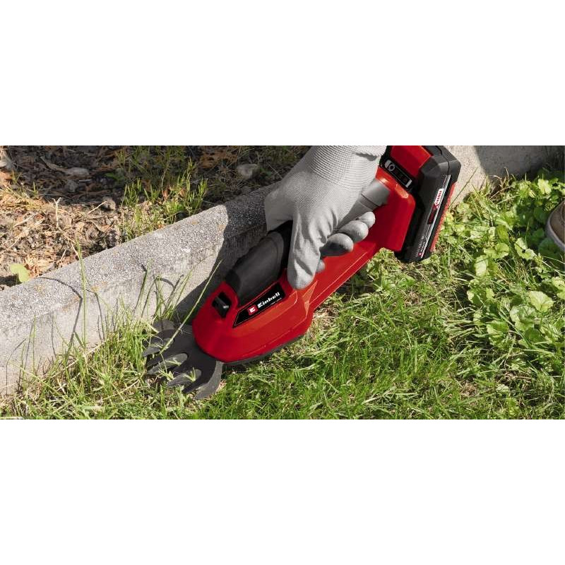 Einhell Ножиці для трави акум GE-CG 18/1 Li-Solo, PXC, леза 100 мм, 0.65 кг (без АКБ і ЗП) (3410382)