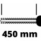 Einhell Кущоріз телескопічний акумуляторний GC-HH 18/45 Li T - Solo PX, 18В 450м, 3.5кг(без АКБ та ЗП) (3410585)