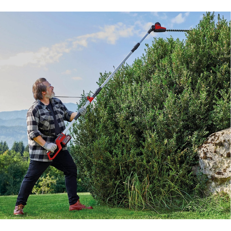 Einhell Кущоріз телескопічний акумуляторний GC-HH 18/45 Li T - Solo PX, 18В 450м, 3.5кг(без АКБ та ЗП) (3410585)
