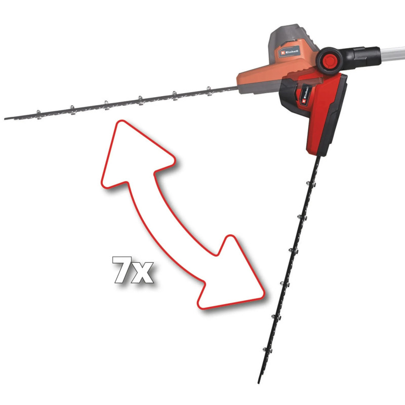 Einhell Кущоріз телескопічний акумуляторний GC-HH 18/45 Li T - Solo PX, 18В 450м, 3.5кг(без АКБ та ЗП) (3410585)