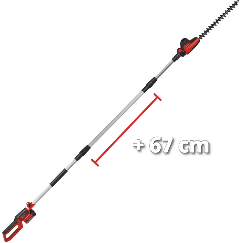 Einhell Кущоріз телескопічний акумуляторний GC-HH 18/45 Li T - Solo PX, 18В 450м, 3.5кг(без АКБ та ЗП) (3410585)