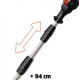 Einhell Висоторіз ланцюговий акумуляторний GE-LC 18 LI T-Solo 18В PXC шина 20см штанга 183-277см 5.3кг без АКБ та ЗП (3410810)