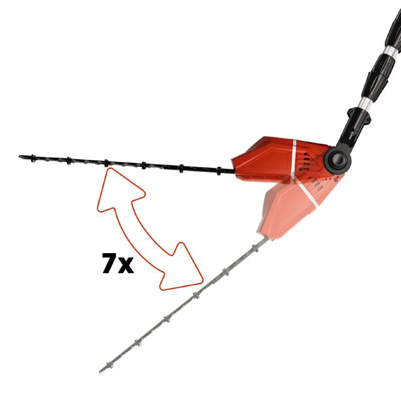 Einhell Кущоріз телескопічний акумуляторний X-Change GE-HH 18/45 Li T - Solo, без акб (3410866)