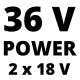 Einhell Тример акумуляторний GE-CT 36/30 Li E - Solo PXC 36В 30см 9000об/хв 3.1кг (без АКБ та ЗП) (3411300)