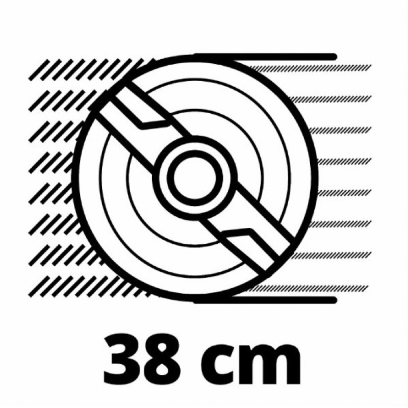 Einhell Акумуляторна газонокосарка RASARRO 36/38, 2 акб 4.0 Ah, з/п (3413180)