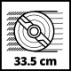 Einhell Акумуляторна газонокосарка GE-CM 36/34-1 Li, без акб та з/п (3413226)