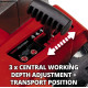 Einhell Аератор-скарифікатор акумуляторний GE-SC 36/35 Li - Solo 36В 35см безщітковий ножи 16шт 9.94кг (без АКБ та ЗП) (3420680)
