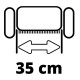 Einhell Аератор-скарифікатор акумуляторний GE-SC 36/35 Li - Solo 36В 35см безщітковий ножи 16шт 9.94кг (без АКБ та ЗП) (3420680)