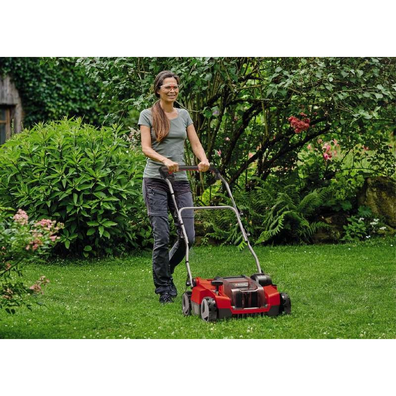 Einhell Аератор-скарифікатор акумуляторний GE-SC 36/35 Li - Solo 36В 35см безщітковий ножи 16шт 9.94кг (без АКБ та ЗП) (3420680)