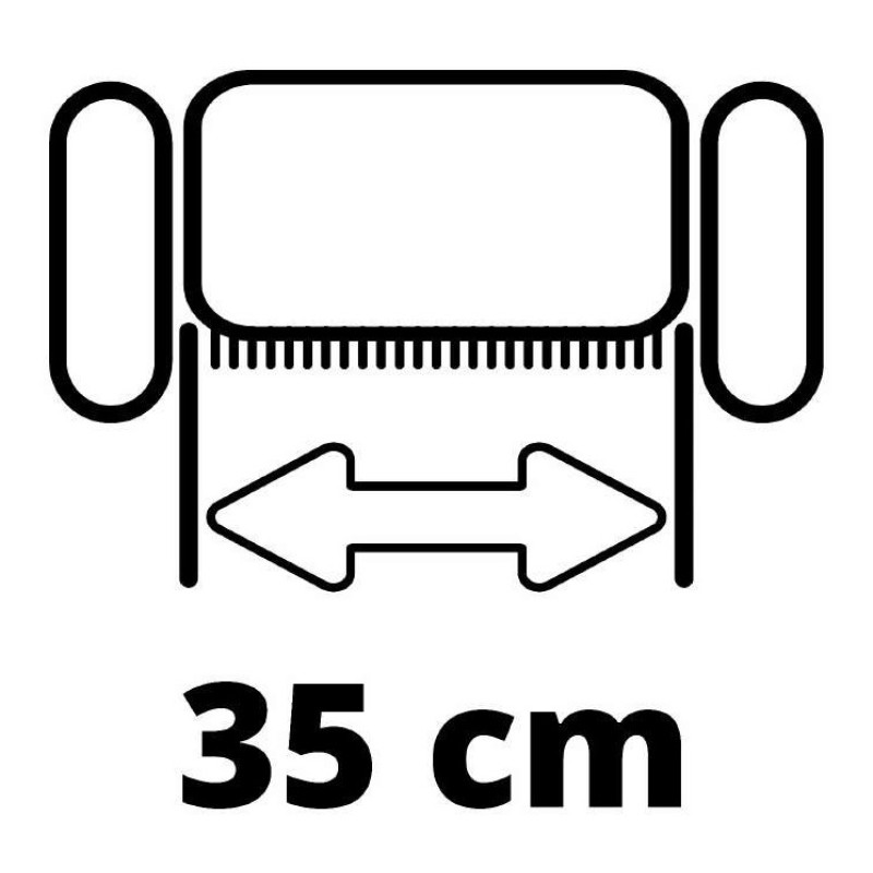 Einhell Аератор-скарифікатор акумуляторний GE-SA 36/35 Li - Solo 36В 35см безщітковий ножи 16шт 11.31кг (без АКБ та ЗП) (3420685)