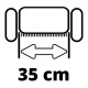 Einhell Аератор-скарифікатор акумуляторний GE-SA 36/35 Li - Solo 36В 35см безщітковий ножи 16шт 11.31кг (без АКБ та ЗП) (3420685)