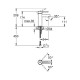 Grohe Essence New Змішувач для раковини, одноважiльний, (34294001)