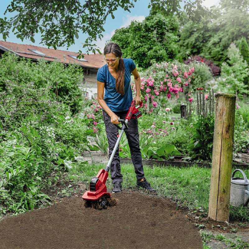 Einhell Культиватор акум GE-CR 18/20 Li E - Solo, 18В, PXC, шир. 20 см, глиб. 200 мм (3431210)
