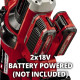 Einhell Пилосос садовий акум VENTURRO 36/240, 36В, PXC, 8000-15000 об/хв, 740 м3/год, 240 км/год, 45 л (3433640)