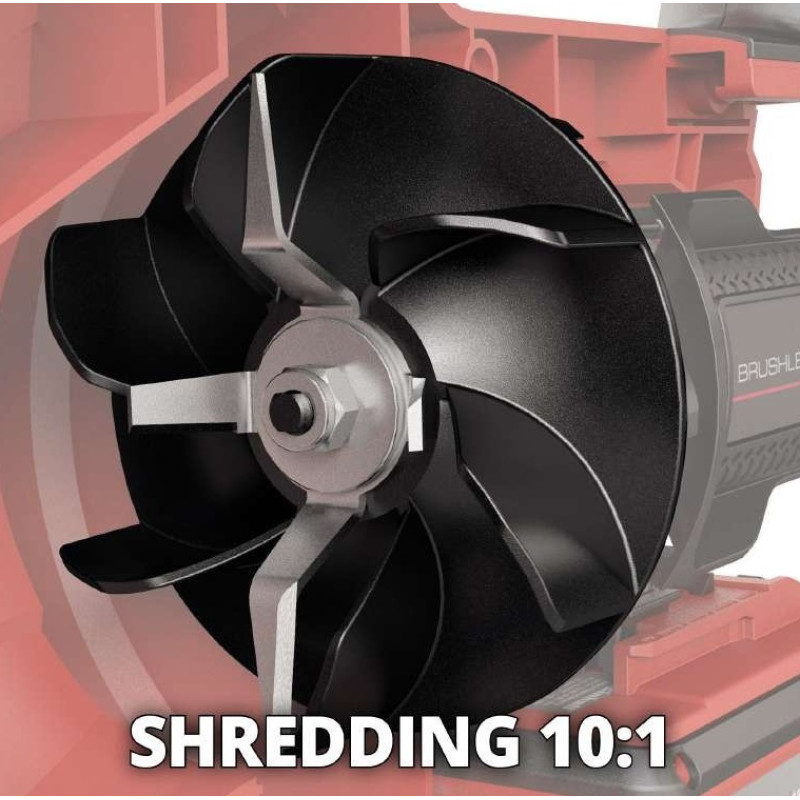 Einhell Пилосос садовий акум VENTURRO 36/240, 36В, PXC, 8000-15000 об/хв, 740 м3/год, 240 км/год, 45 л (3433640)