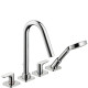 Axor Змішувач для ванни двовентильний Hansgrohe Citterio M на 4 отвори (34454000)