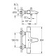 Grohe QuickFix Precision Start Термостат для ванни (345982430)