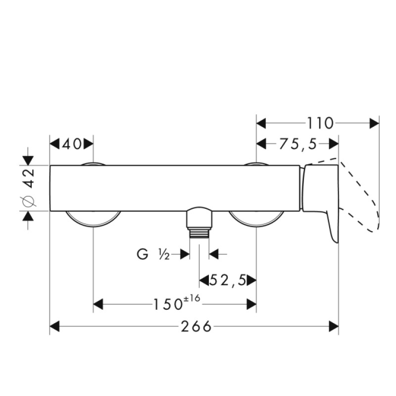Axor Змішувач для душу Hansgrohe Citterio M (34620000)