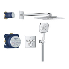 Grohe 34864000 GRT SmartControl Душова система на 3 виходи, квадратна, 310 T SmartControl Душова система на 3 виходи, квадратна, 310 (34864000)