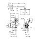 Grohe 34865KF0 SmartControl Душова система з термостатом, чорний матовий artControl Душова система з термостатом, чорний матовий (34865KF0)