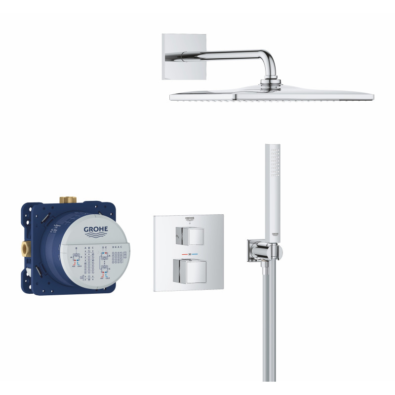 Grohe 34868000 GRT Cube Душова система на 2 виходи,квадратна, 310 T Cube Душова система на 2 виходи,квадратна, 310 (34868000)