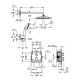 Grohe 34872000 GRT THM Душова система на 2 виходи,кругла, 250 T THM Душова система на 2 виходи,кругла, 250 (34872000)