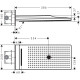 Axor ShowerSolutions Верхній душ 250 / 580 3jet, хром, (35283000)