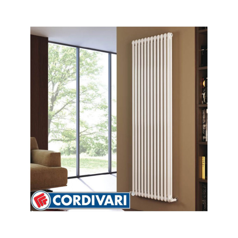 CORDIVARI Трубчастий радіатор ARDESIA COL.2 EL 12 H2000 AS6 R01 RAL 9010 (3541700009904)