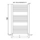 CORDIVARI Рушникосушка RDT Lisa 22 450/1400 білий (3551646101009)