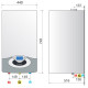 ARISTON Одноконтурный конденсационный котел GENUS PREMIUM EVO HP 45