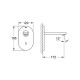 Grohe Eurosmart Cosmopolitan Е Змішувач для раковини, сенсорний, (36335SD0)