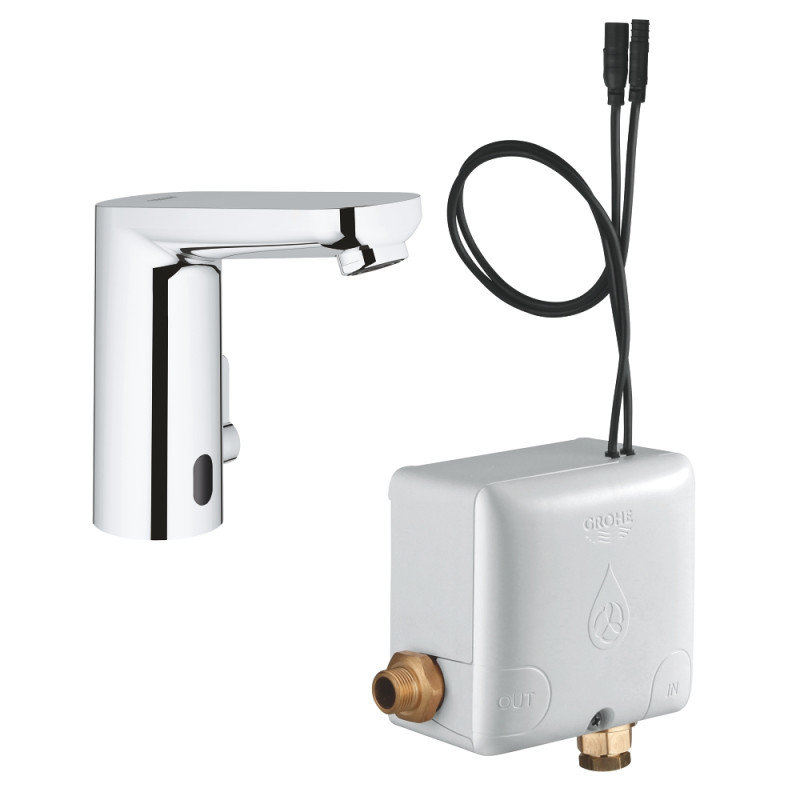 Grohe Eurosmart Cosmopolitan E змішувач з інфрачервоним датчиком та с-мою накопичування енергії Powerbox, (36386001)