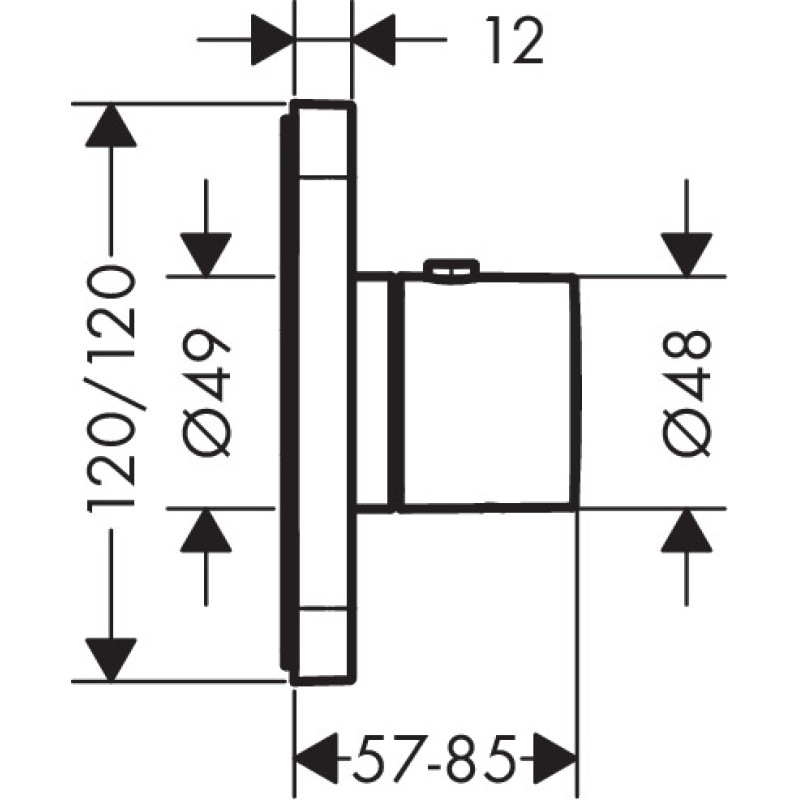 Axor Термостат для душу Hansgrohe Citterio E (36702000)