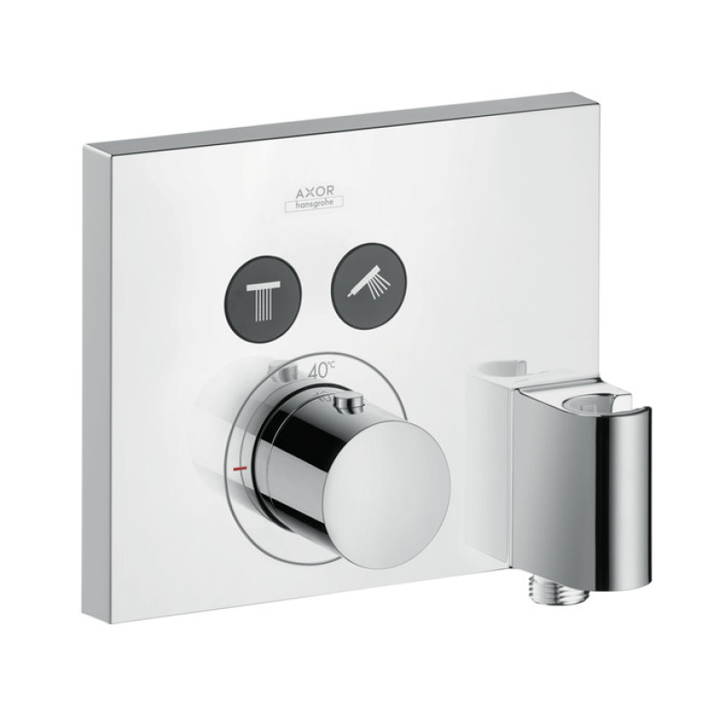 Axor Shower Select Термостат для душу, на 2 споживача, з власником FixFit, (36712000)