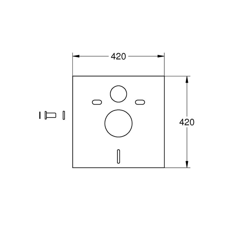 Grohe 37131000 Звукоізолююча прокладка ohe Звукоізолююча прокладка (37131000)