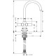 Axor Змішувач для кухні Hansgrohe Uno2 (38040000)