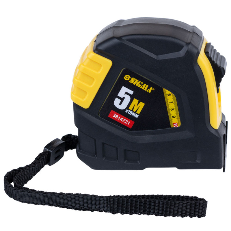 SIGMA Рулетка обгумована 5м×19мм (3814721)