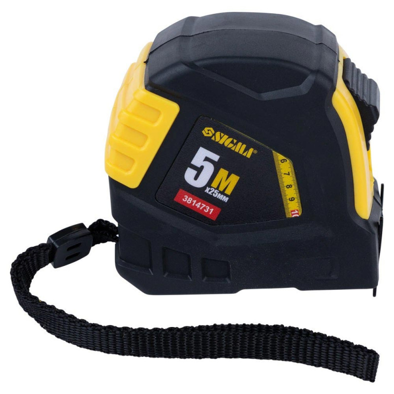 SIGMA Рулетка обгумована 5м×25мм (3814731)