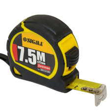 SIGMA Рулетка Foreman 7.5м×25мм без ремінця (3815181)