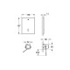Grohe 38393SD1 TECTRON SKATE Інфрачервона панель змиву для унітазу, stainless steel, brushed CTRON SKATE Інфрачервона панель змиву для унітазу, stainless steel, brushed (38393SD1)