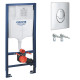 Grohe Інсталяція для підвісного унітазу 3 в 1 Rapid SL + кнопка Skate Air (38721001)