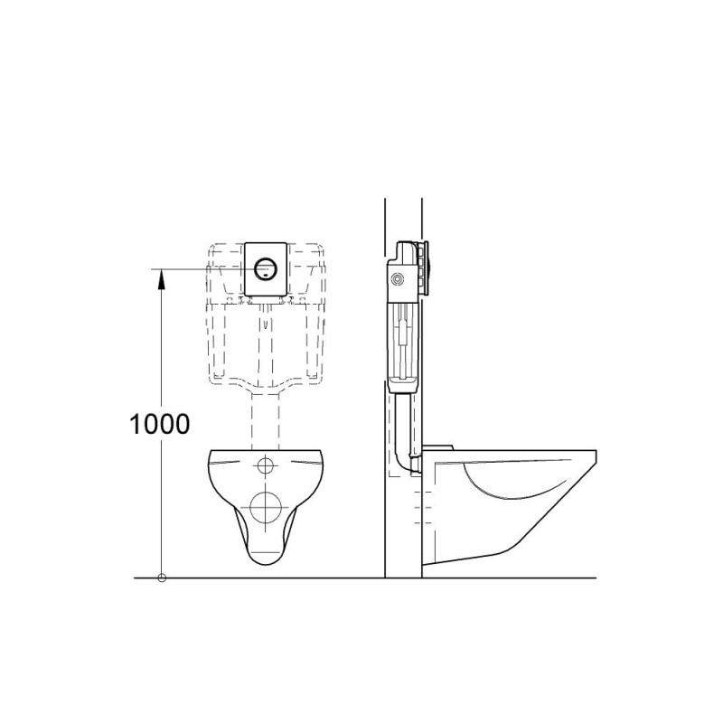 Grohe Nova Cosmopolitan Накладна панель змиву для унітазу (38765000)