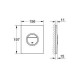 Grohe 38809000 Накладна панель змиву д/унітазу, хром, LED підсвітка акладна панель змиву д/унітазу, хром, LED підсвітка (38809000)
