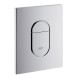 Grohe 38844000 Arena Cosmopolitan, накладна панель змиву унітазу, хром ena Cosmopolitan, накладна панель змиву унітазу, хром (38844000)
