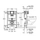 Grohe 38948000 Інсталяція для унітазу нсталяція для унітазу (38948000)