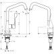 Axor Citterio - змішувач для кухні (хром) HANSGROHE 3985000, (39850000)