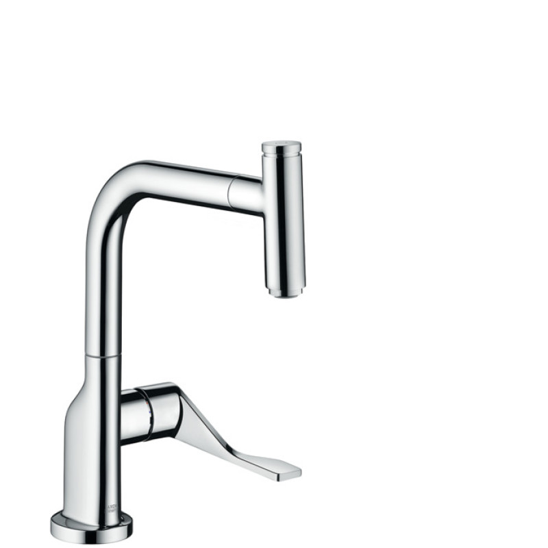 Axor Citterio Select Змішувач для кухні, одноважiльний, з висувнимдушем, хром, (39861000)