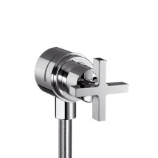 Axor Citterio Шланговое під`єднання Fixfit Stop, з хрестовим руків`ям, (39883000)