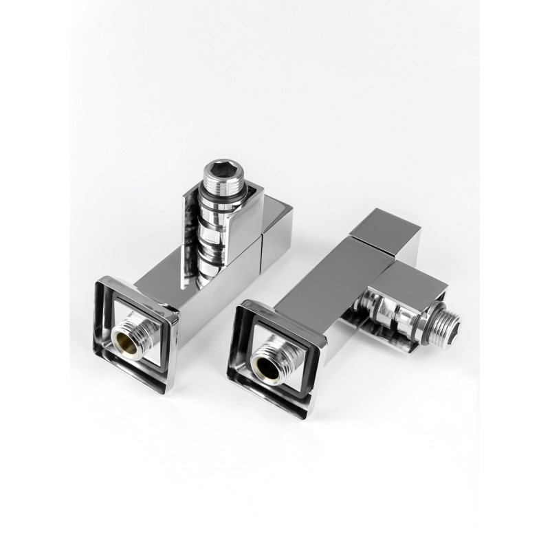 Кран кутовий квадрат, G1/2″ комплект 2 шт